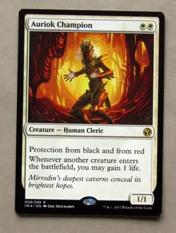 MTG AURIOK CHAMPION (X1) ICONIC MASTERS NM Pack Fresh NEVER PLAYED Magic Card - Image 1