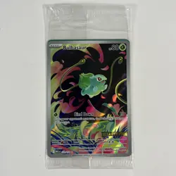SEALED Pokemon TCG Bulbasaur 133/132 STAMPED Mega Evolutions Promo Card NM - Image 1