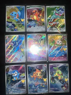 Pokemon 2026 First Partner Illustration Collection Series 1 Promos Set 9 Cards - Image 1