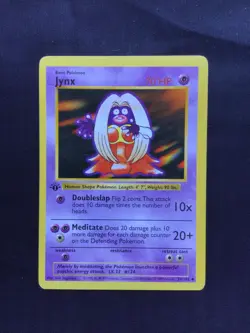 Pokemon Cards: Base Set 1st Edition Uncommon: Jynx 31/102 - Image 1