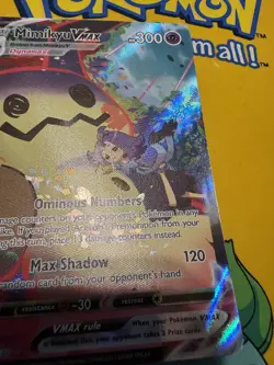 Mimikyu VMAX TG17/TG30 $3 ship Brilliant Stars Trainer Gallery Pokemon Card - Image 2