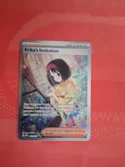 Pokemon Card - Erika's Invitation Scarlet & Violet 151 203/165 Holo SIR - Image 1