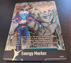 Dragon Ball Super Card Game Fusion World Glorio Gold Foil Energy Marker E-95 - Image 1