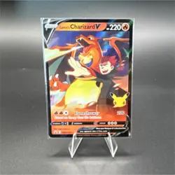 Pokemon Lance's Charizard V SWSH133 Celebrations Full Art Holo Promo 220 HP Card - Image 1