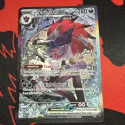 Pokemon TCG N's Zoroark EX Holo Ultra Rare 286/217 NM Today Pull Fresh Card - Image 1