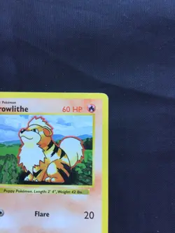 Pokemon Cards: Base Set 1st Edition Uncommon: Growlithe 28/102 - Image 3
