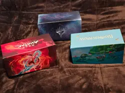 Lot of 3 MTG Magic The Gathering Empty Card Storage Bundle Boxes Collectible 🔥 - Image 1