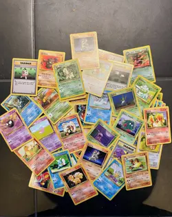 100 Card Lot Vintage Wotc Pokemon Cards - Image 1