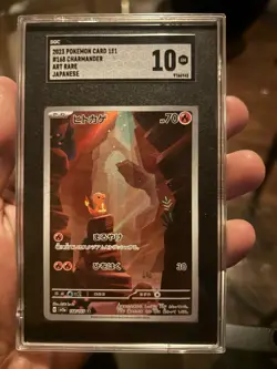 Charmander 168/165 Sv2a: Pokemon Card 151 Holo (Japanese) SGC 10 - Image 1