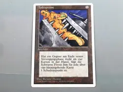MTG - 4.ED. UNLIMITED (FWB/'95) - BLACK VISE - TODESPRESSE / NEVER PLAYED / NM - Image 1