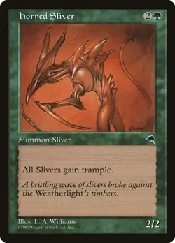 MTG HORNED SLIVER EXC - TRAMUTANTE CORNA - TE - MAGIC - Image 1