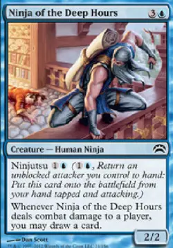 NINJA OF THE DEEP HOURS X4 4 4X Planechase 2012 MTG Magic Cards DJMagic - Image 1