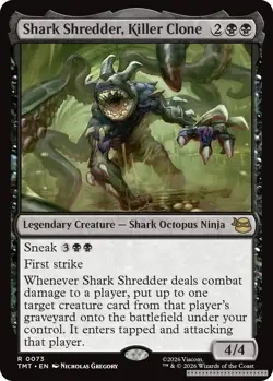 Shark Shredder, Killer Clone [TMT - 73] - NM [Normal] TCG MTG - Image 1