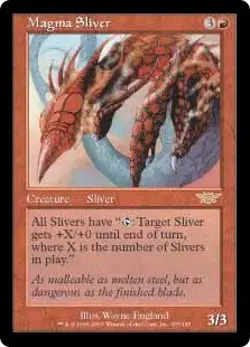 Magic MTG - Magma Sliver - Legions - MINT/NMINT - EN - Image 1