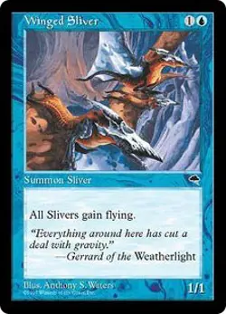 Magic MTG - Winged Sliver - Tempete - MINT/NMINT - EN - Image 1