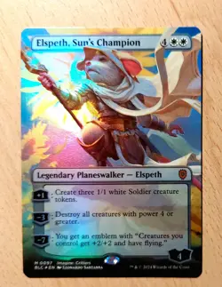 Mtg Magic: # FOIL # Elspeth, Auserwahlte der Sonne, Sun's Champion, Planeswalker - Image 1