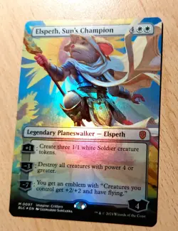 Mtg Magic: # FOIL # Elspeth, Auserwahlte der Sonne, Sun's Champion, Planeswalker - Image 2