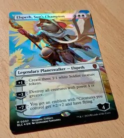 Mtg Magic: # FOIL # Elspeth, Auserwahlte der Sonne, Sun's Champion, Planeswalker - Image 3