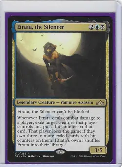 Etrata, the Silencer # 170 R - NM - Magic the Gathering - Regular - MTG - Image 1