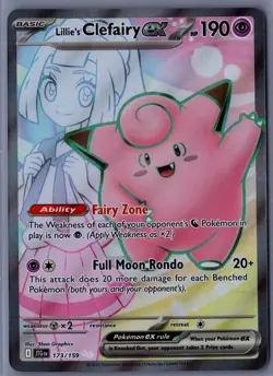 Lillie's Clefairy ex - Ultra Rare SV09: Journey Together 173/159 - Pokemon TCG - Image 1