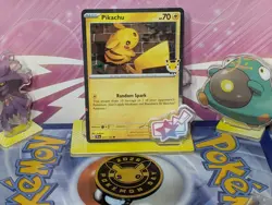 Pikachu 051 Cosmos Holo 2026 Pokemon Day Promo Pokemon Tcg Nm-Mt With Coin - Image 1