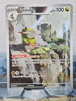 Fraxure 077/064 NM Pokemon Card TCG Shrouded Fable IR Illustration Rare - Image 1