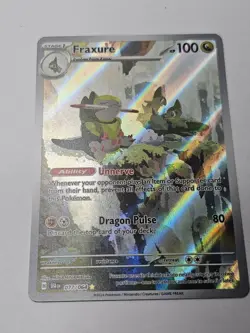 Fraxure 077/064 NM Pokemon Card TCG Shrouded Fable IR Illustration Rare - Image 2