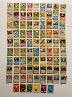 Large Base Set 2 Pokemon Lot- 87 Cards LP WOTC- 66.9% Of Master Set- No Holos - Image 1