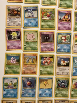 Large Base Set 2 Pokemon Lot- 87 Cards LP WOTC- 66.9% Of Master Set- No Holos - Image 4