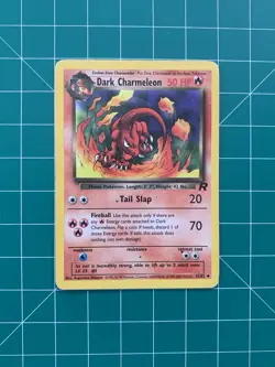 Dark Charmeleon 32/82 Team Rocket Uncommon Pokemon TCG LP - Image 1