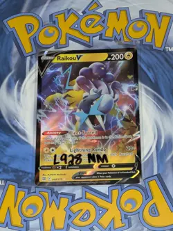 Raikou V 048/172 Swsh09: Brilliant Stars Holo Pokemon Tcg Nm - Image 2