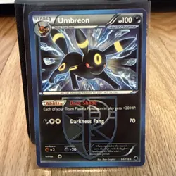 Pokemon Umbreon Rare Regular Exclusive 064/116 Deck Exclusives EDGE DAMAGE - Image 1