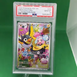 Pokemon TCG PSA 10 Iono’s Wattrel 231/217 GEM MINT 2026 Ascended Heroes - Image 1