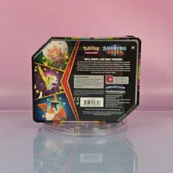 POKEMON TCG SHINING FATES TIN CRAMORANT V SEALED - Image 3