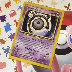 Unown M | 49/75 | Uncommon WOTC Neo Discovery | Pokemon TCG | NM - Image 1