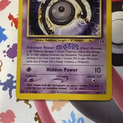 Unown M | 49/75 | Uncommon WOTC Neo Discovery | Pokemon TCG | NM - Image 2
