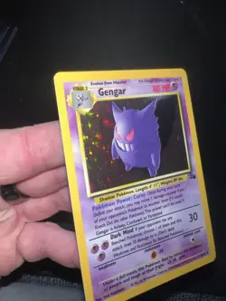 Pokemon TCG fossil Gengar 5/62 Rare Holo Vintage Wotc NM+ - Image 5