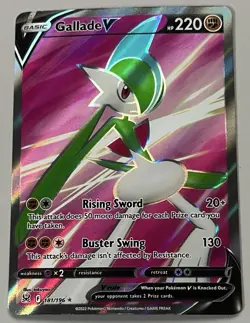 Pokemon Lost Origin Gallade V Basic Ultra Rare HoloFoil #181/196 - Image 1