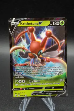 Pokemon TCG Kricketune V Sword & Shield - Battle Styles 006/163 Holo Ultra Rare - Image 1