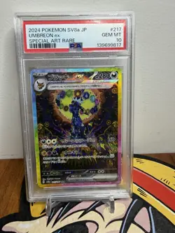 Pokemon Umbreon ex Terastal Festival JPN Special Art Rare #217 PSA 10 Gem Mint - Image 1