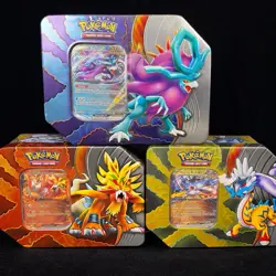 Pokemon Paradox Collector Tin Set Gouging Fire Walking Wake Raging Bolt - Image 1