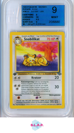 SNOBILIKAT POKEMON 42 2000 JUNGLE NON-HOLO DEUTSCH EGS 9 - Image 1
