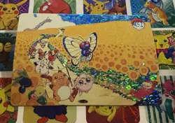 Pokemon Pikachu Vintage Pocket Monsters Vending HOLO Prism Sticker 1998 Nintendo - Image 4