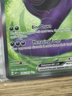 Arbok ex 185/165 Rare Full Art Pokemon Scarlet & Violet 151 NEAR MINT NM - Image 5