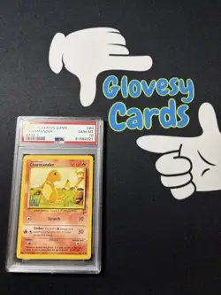 2000 Pokemon Base Set 2 Charmander 69/130 PSA 10 - Image 3