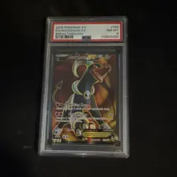 Pokemon Houndoom EX 153/162 Ultra Rare Full Art Breakthrough Holo PSA 8 - Image 1