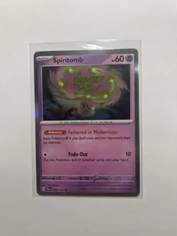 Spiritomb Holo Rare - 089/193 - Paldea Evolved Pokemon 2023 - Image 1
