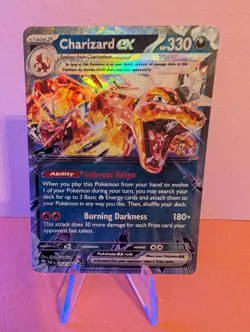 Charizard ex - 054/091 Double Rare SV: Paldean Fates Pokemon TCG - Image 1