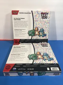 2 Pokemon TCG Scarlet & Violet - 151 Poster Collection Boxes - 3 Packs Each 820650853166 - Image 2