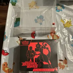 Pokemon TCG: Scarlet & Violet Destined Rivals Elite Trainer Box – Mewtwo - Image 1